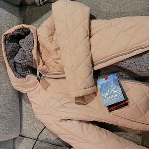 soft pink jacket with fur inside from Marshalls